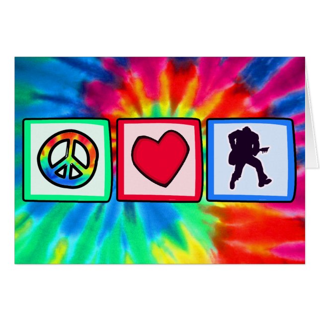 Frieden, Liebe, Gitarren (Vorderseite (Horizontal))