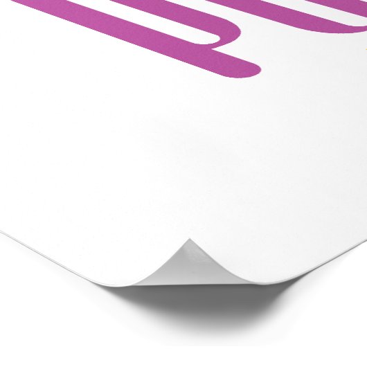 Frieden Liebe Glück Poster (Ecke)