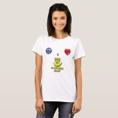 Frieden Liebe Glück T - Shirt (Vorne ganz)