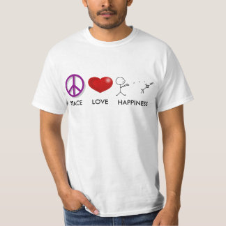 FRIEDEN, LIEBE, GLÜCK T-Shirt