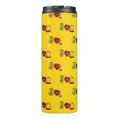 Frieden Liebe Glück Thermosbecher (Rückseite)