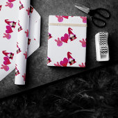 Frieden Liebe Gnom | Valentinstag Sublimation Geschenkpapier