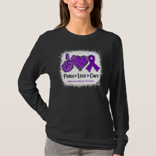 Frieden Liebe Heilung Alzheimer-Krankheit Bewussts T-Shirt