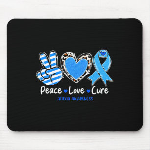 Frieden Liebe Heilung Ataxie-Bewusstseins-Unterstü Mousepad