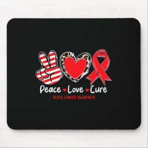 Frieden Liebe Heilung Blutkrebs Bewusstsein Unters Mousepad