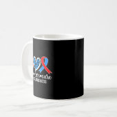 Frieden Liebe Heilung Chd Bewusstsein Chd Mutter V Kaffeetasse (Vorderseite Links)