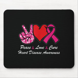 Frieden Liebe Heilung Herzkrankheit Bewusstsein Ch Mousepad