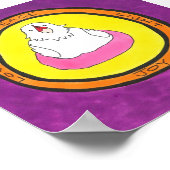 Frieden. Liebe. Hell. Joy. Lola. Poster (Ecke)