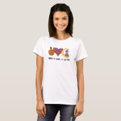 Frieden, Liebe, Hexe T-Shirt (Vorne ganz)