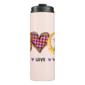 Frieden, Liebe, Hexe Thermosbecher (Vorderseite)