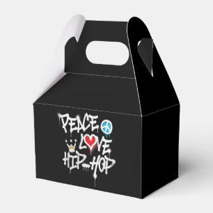 Frieden Liebe Hip Hop Tanz Geschenkschachtel