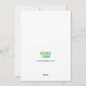 Frieden, Liebe & Inklusion | Inklusiver Urlaub Feiertagskarte (Rückseite)