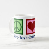 Frieden Liebe Innere Medizin Kaffeetasse (Vorderseite Links)
