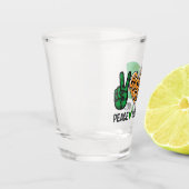 Frieden, Liebe, Irland Schnapsglas (Links)