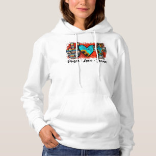 Frieden Liebe Jesus Funny Christlich, Liebe wie Je Hoodie