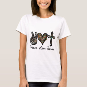 Frieden Liebe Jesus T-Shirt
