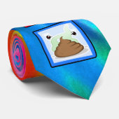 Frieden, Liebe, kacken Krawatte (Gerollt)