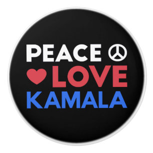Frieden Liebe Kamala I - Kamala Harris Für Präside Keramikknauf