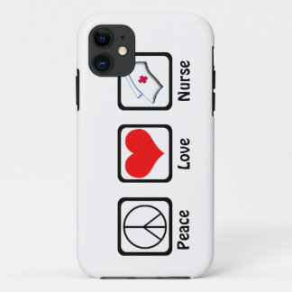 Frieden, Liebe, Krankenschwester-Symbole Case-Mate iPhone Hülle