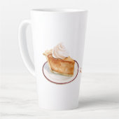 Frieden Liebe & Kürbiskuchen Milchtasse (Linke Ecke)