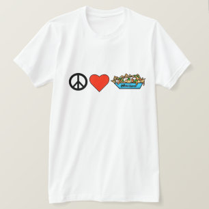 Frieden, Liebe, Nachos-T - Shirt