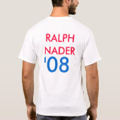 FRIEDEN, LIEBE, NADER T-Shirt (Rückseite)