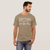 Frieden Liebe Pet Sit Junge T-Shirt (Vorne ganz)