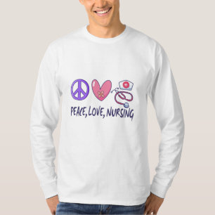 Frieden Liebe Pflege T-Shirt