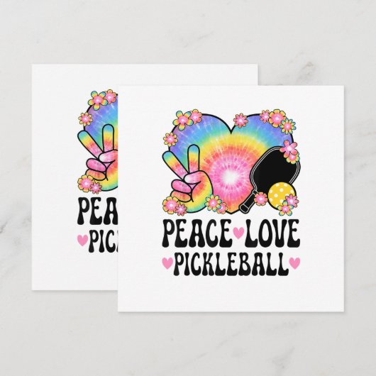 Frieden Liebe Pickleball (Vorne/Hinten)