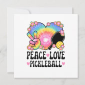 Frieden Liebe Pickleball (Rückseite)