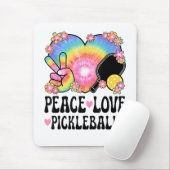 Frieden Liebe Pickleball Mousepad (Mit Mouse)