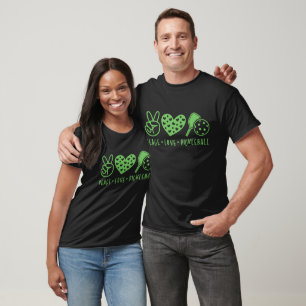 Frieden Liebe Pickleball T-Shirt