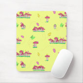 Frieden Liebe Pilze Mousepad (Mit Mouse)
