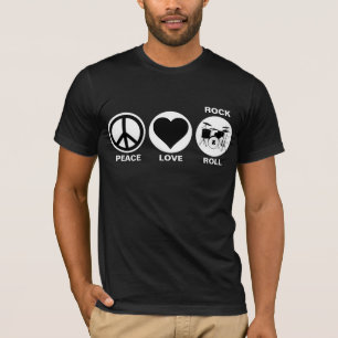 Frieden/Liebe/Rock & Roll T-Shirt
