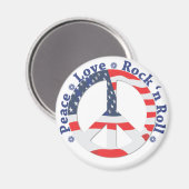 Frieden, Liebe, Rock'n'Roll Magnet (Vorderseite/Rückseite)