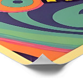 Frieden, Liebe, Rock'n'Roll Poster (Ecke)