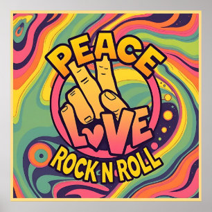 Frieden, Liebe, Rock'n'Roll Poster