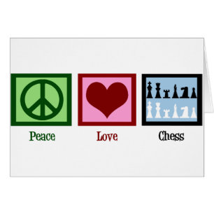 Frieden Liebe Schach