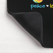 Frieden Liebe Schifffahrt Floating Ocean Gefärbte Mousepad (Ecke)
