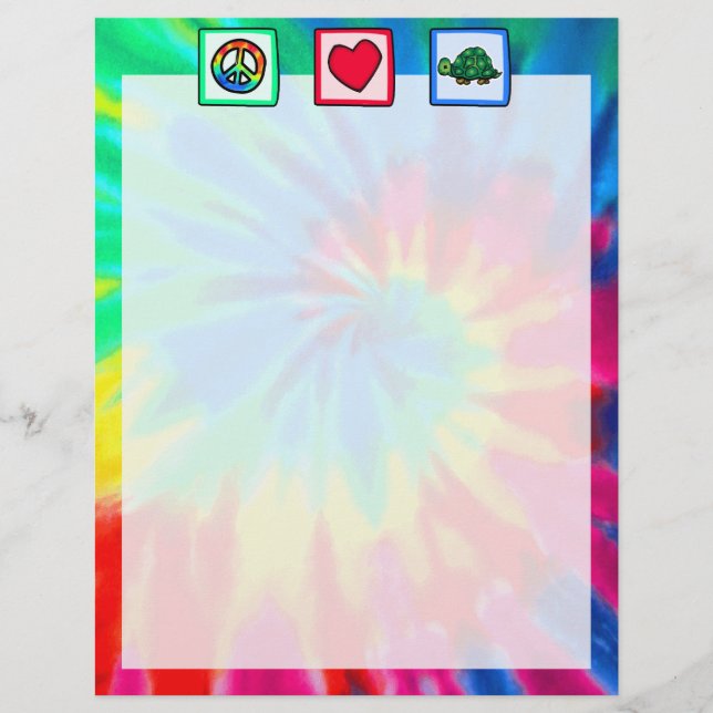 Frieden, Liebe, Schildkröten (Vorderseite)