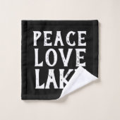 FRIEDEN - LIEBE - SEE | BADHANDTUCH SET (Waschlappen)