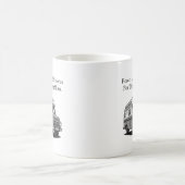 Frieden Liebe S'mores Camping Mama Outdoor Glückli Kaffeetasse (Mittel)