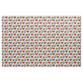 Frieden, Liebe, Softball-Entwurf Stoff (Fat Quarter (45,7 x 55,9 cm))