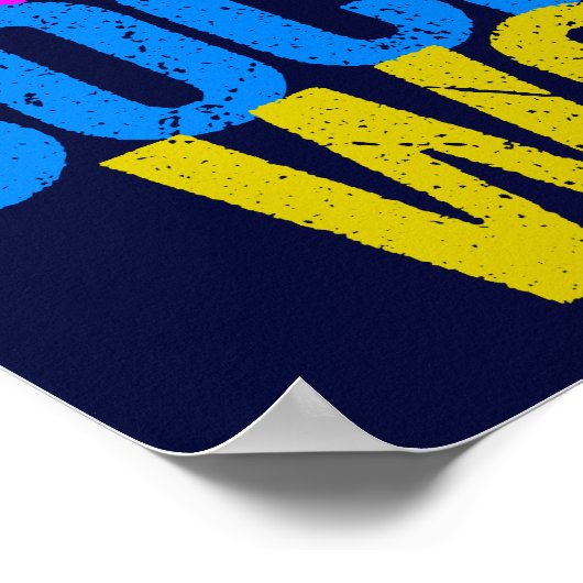 Frieden Liebe Sozialarbeit Poster (Ecke)