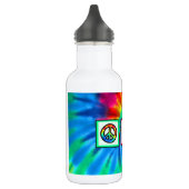 Frieden, Liebe, Surfer-Mädchen Trinkflasche (Links)