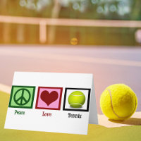 Frieden Liebe Tennis