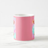 Frieden Liebe Tie Dye Kaffeetasse (Mittel)