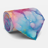 Frieden Liebe Tie-Dye Krawatte (Gerollt)