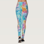 Frieden Liebe Tie-Dye Leggings (Rückseite)