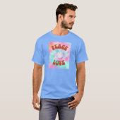 Frieden Liebe Tie Dye T-Shirt (Vorne ganz)